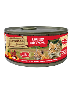 Natural Greatness Pollo con manzana, piña y papaya 185 Gr