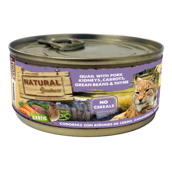 Natural Greatness Codorniz con riñones de cerdo,...