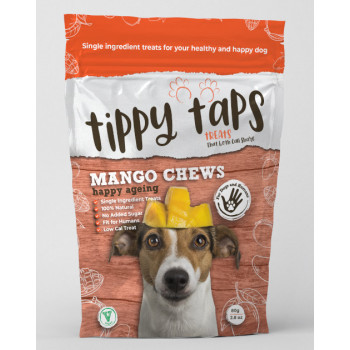 Tippy Taps de Mango snacks de fruta deshidratada para perros