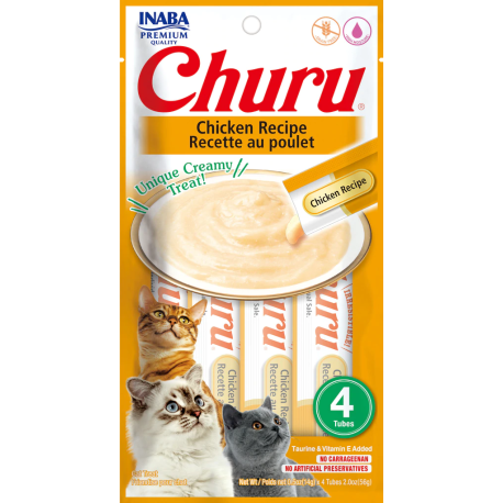 Churu Purée Receta Pollo snack para gatos