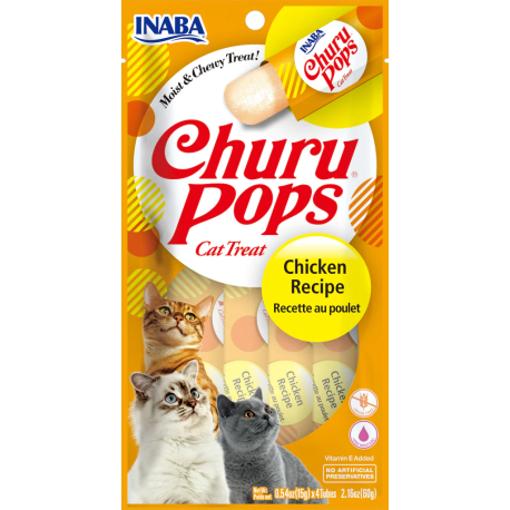 Churu Pops Receta de pollo snack para gatos