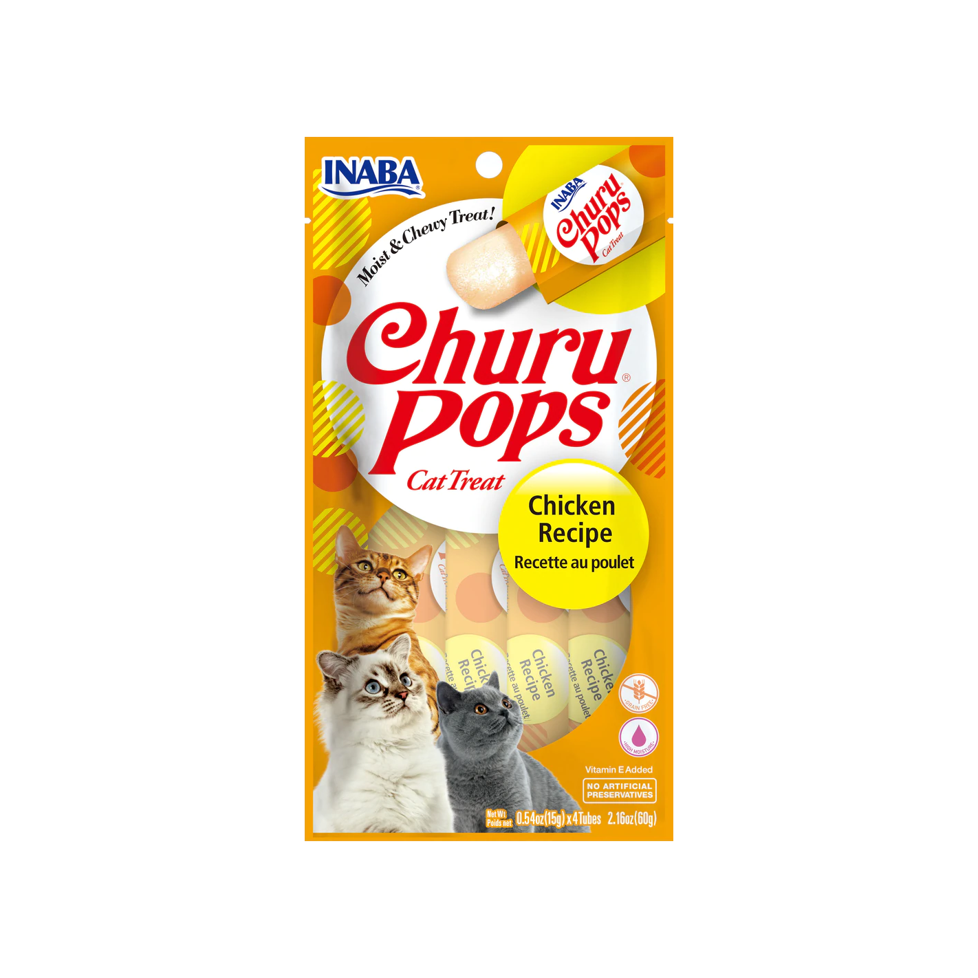 Churu Pops Receta de pollo snack para gatos