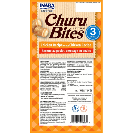 Churu Bites Pollo snack para gatos