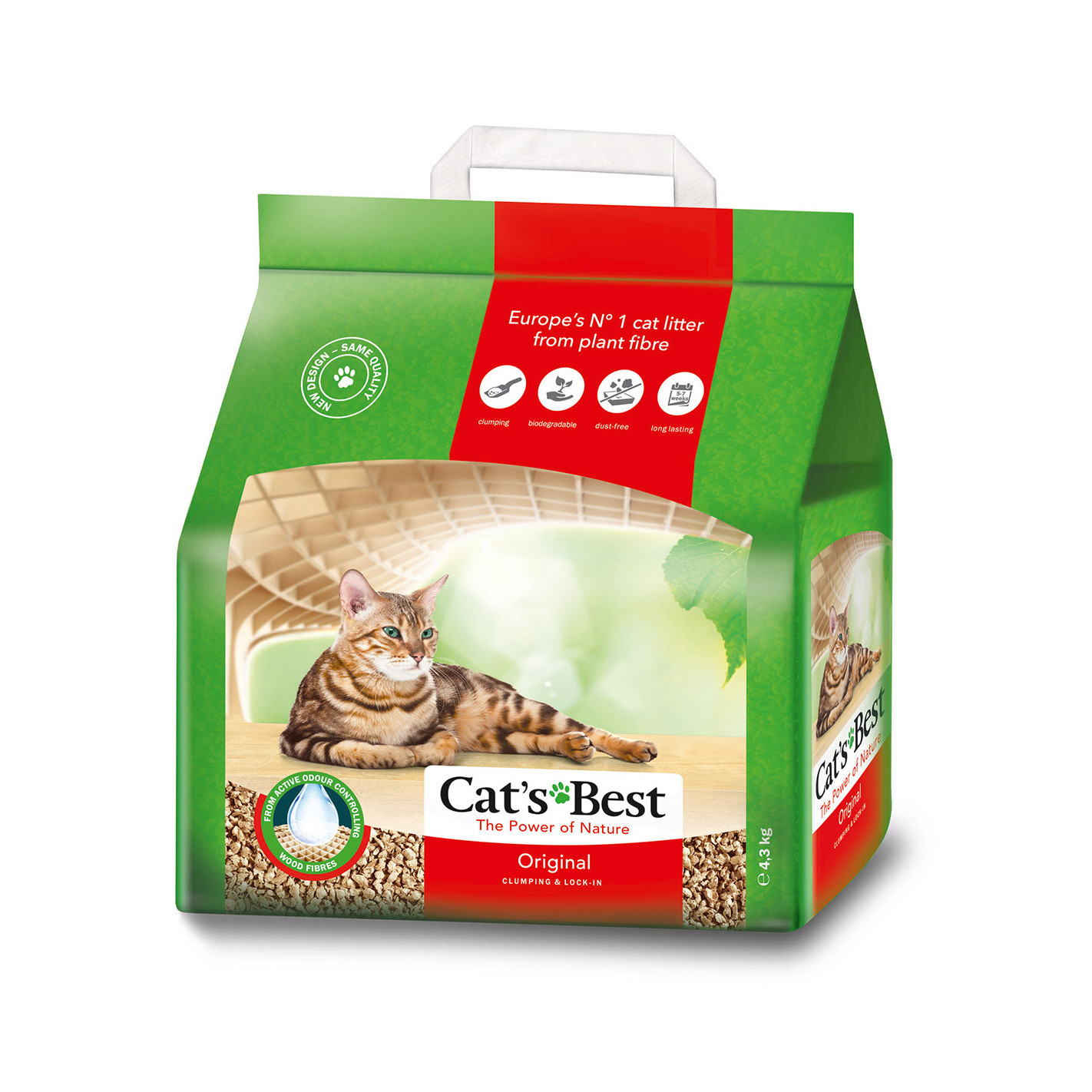 Cat's Best Original lecho ecológico y aglomerante para gatos