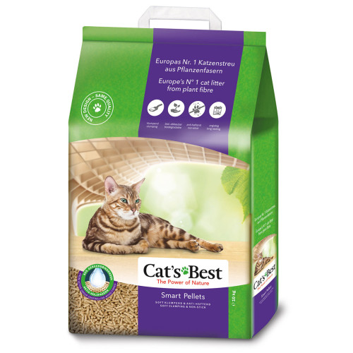 Cat's Best Smart Pellets lecho ecológico y aglomerante para gatos