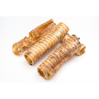 Tráquea bovina larga snack para perros