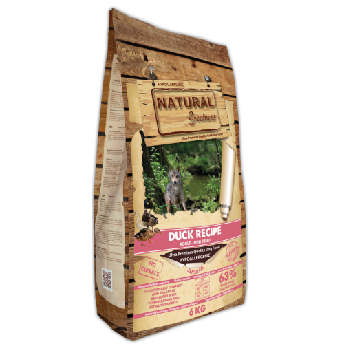 Natural Greatness Receta de Pato Sensitive - Duck Recipe - Adult Mini