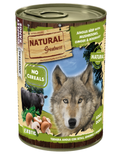 Natural Greatness Ternera Angus con Setas, Jengibre y Romero 400 Gr