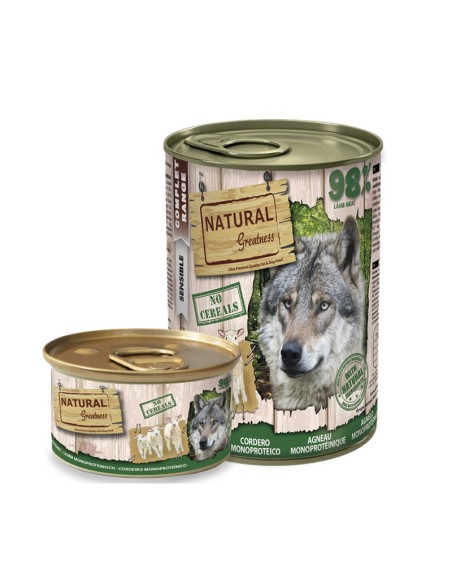 Natural Greatness Receta de cordero sensible monoproteica